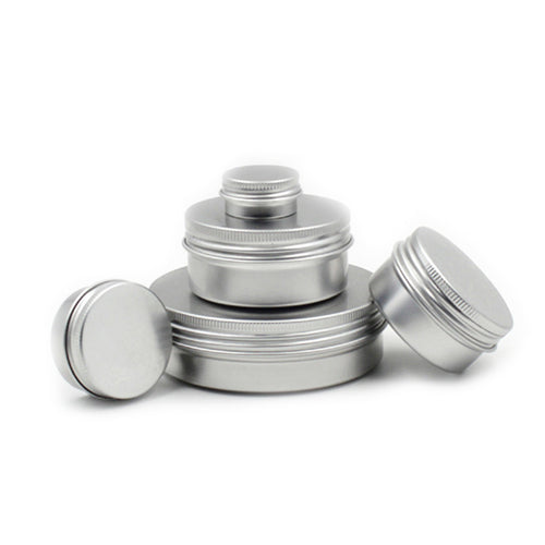 2017 Aluminium 10Pcs New Lip Balm Empty Pots Makeup Cosmetic Cream Jar Pot Bottle Container 88
