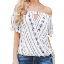 2017 American Apparel sexy off shoulder Cotton Blouse Shirt Short Sleeve Summer Elegant women blouses Tops Camisetas Mujer #23