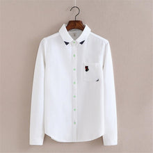 2017 Autumn New Blouse Fashion Casual Female Long Sleeve Print Women Shirt Turn-down Collar Tops With Button 72179