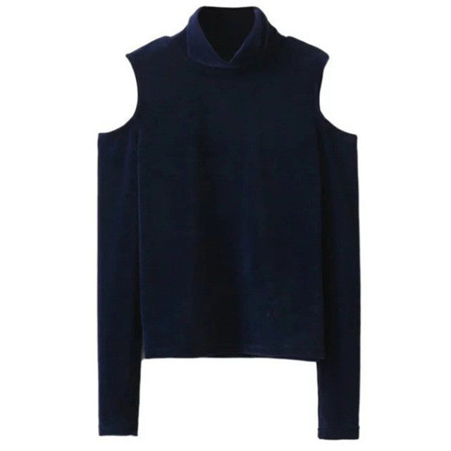 2017 Autumn New Fashion Full Sleeve T-shirts Plus Size Female Velvet T shirts Top O-neck Women t shirt 71976