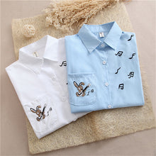 2017 Autumn New Shirt Fashion Casual Female Long Sleeve Print Women Blouse Turn-down Collar Tops With Button 72176