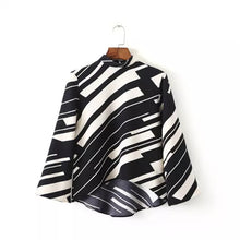 2017 Autumn New Shirt Fashion Full Sleeve Casual Plus Size Female Women Blouse Stand Plus Size Patchwork Zip-up Tops 72089