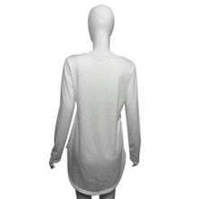 2017 Autumn Spring White Button T-shirts Women O Neck Long Sleeved Women Casual T shirt Tees Tops Female Poleras De Mujer #1207