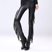 2017 Autumn Winter Plus Size Fashion Women Leggings New Ankle Leggings Mid Leather High Quality Legging 71895