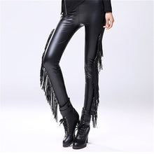 2017 Autumn Winter Plus Size Fashion Women Leggings New Ankle Leggings Mid Leather High Quality Legging 71895