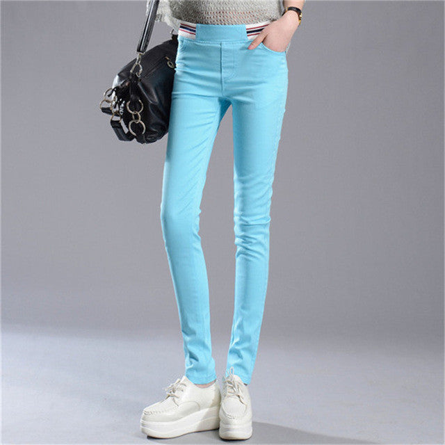 2017 Autumn Winter Plus Size Fashion Women Leggings New Ankle Leggings Woman False Thin High Quality Legging 71892