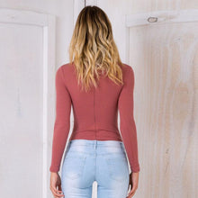 2017 Autumn Winter Women Elegant Halter Cotton Playsuit Bodysuit Women Slim V-Neck Jumpsuit combinaison femme &03