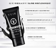2017 Black Head Acne Treatment Black Mud Deep Cleansing Purifying Peel Off Face Mask Remove Blackhead Remover Facial Mask