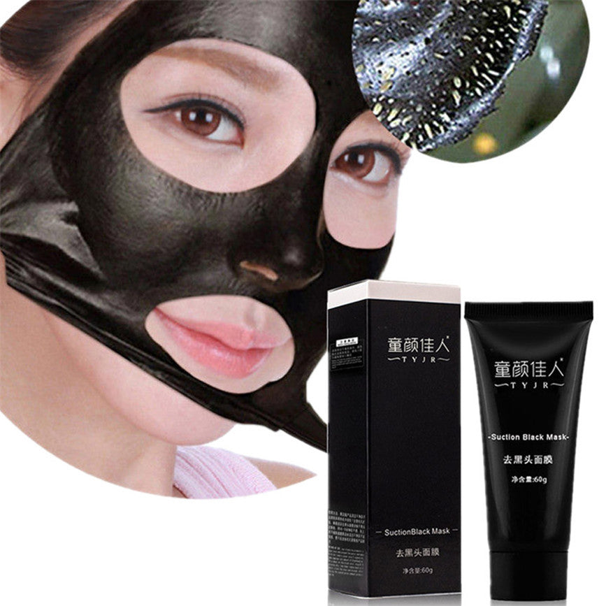 2017 Blackhead Remover Black Mud Deep Cleansing Purifying Peel Off Mascara Facail Face Mask Remove Blackhead Black Mask