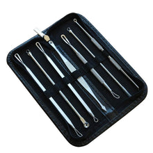 2017 Blackhead Whitehead Facial Acne Spot Pimple Blackhead Remover Extractor Stainless steel Makeup tools Set & Kit Maquiagem