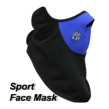 2017 Blue Neoprene Neck Warm Face Mask Veil Sport Bike