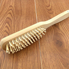 2017 Brush Hair Care Wood Bamboo Hair Vent and Beauty SPA Massager Massage Comb White Color
