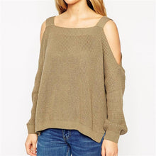 2017 Casual Women T shirts O-neck t shirt Female Full Sleeve Plus Size Knitting Off shoulder Irregular Tops 72141
