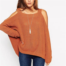 2017 Casual Women T shirts O-neck t shirt Female Full Sleeve Plus Size Knitting Off shoulder Irregular Tops 72141