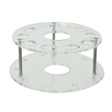 2017 Clear 10 Hole Oval Makeup brushes Holder Drying Rack Organizer Cosmetic Shelf Makeup tools Pincel maquiagem