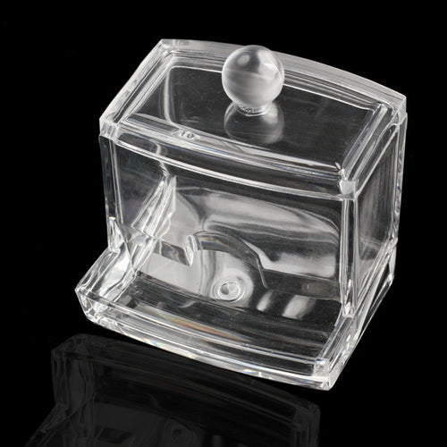 2017 Clear Acrylic Cotton Swab Q-tip Storage Holder Box Cosmetic Makeup Case Organizer 88