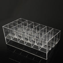 2017 Clear Trapezoid Lipstick Makeup Display Holder Case Cosmetic Organizer