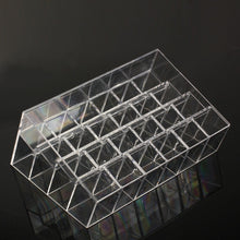 2017 Clear Trapezoid Lipstick Makeup Display Holder Case Cosmetic Organizer