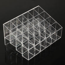2017 Clear Trapezoid Lipstick Makeup Display Holder Case Cosmetic Organizer