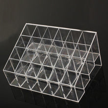 2017 Clear Trapezoid Lipstick Makeup Display Holder Case Cosmetic Organizer