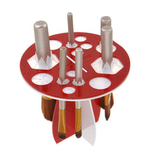 2017 Colorful Circular Makeup Brush Holder Make up Drying Rack Brushes Case Artifact Portable Beauty Tools