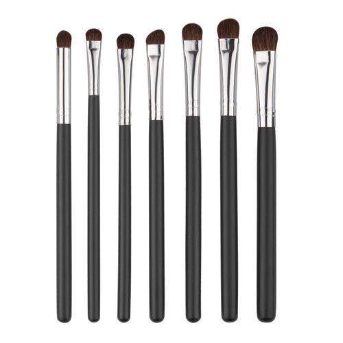 2017 Cosmetics 7PCS Makeup brushes set Beauty Professional Face Powder Foundation Eyeshadow Blusher brush Pincel maquiagem Black