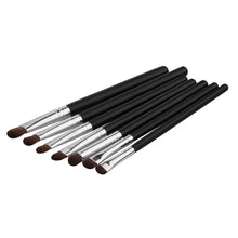 2017 Cosmetics 7PCS Makeup brushes set Beauty Professional Face Powder Foundation Eyeshadow Blusher brush Pincel maquiagem Black