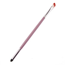 2017 Cosmetics Makeup brushes Multifunctional Professional Double Sided Eyeshadow Eyeliner Lip brush Pink Pinceis de maquiagem