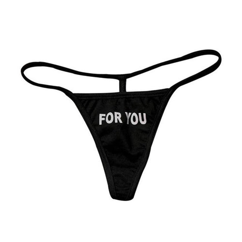 2017 Cotton G-String And Thongs Women Sexy Letter Print Low Waist Briefs Panties Underwear Women tangas women sexy #20