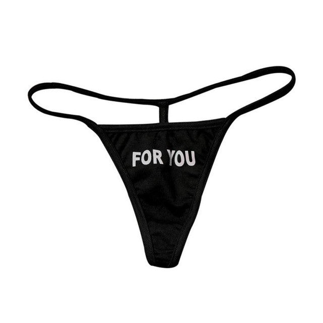 2017 Cotton G-String And Thongs Women Sexy Letter Print Low Waist Briefs Panties Underwear Women tangas women sexy #20