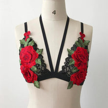 2017 Crop Top Strappy Women Sexy Lace Bandage Embroidered Appliques Floral Sexy women strappy bralette Crop Tops #420