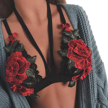 2017 Crop Top Strappy Women Sexy Lace Bandage Embroidered Appliques Floral Sexy women strappy bralette Crop Tops #420