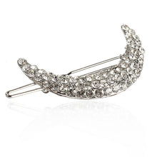 2017 Crystal Moon Rhinestone Hair Clip Bang Clip Headdress Hairpin Clamps New