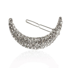 2017 Crystal Moon Rhinestone Hair Clip Bang Clip Headdress Hairpin Clamps New