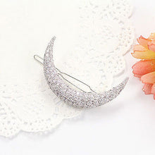 2017 Crystal Moon Rhinestone Hair Clip Bang Clip Headdress Hairpin Clamps New