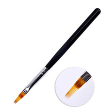 2017 DIY Handle UV Gel Nail art Tip Care Painting Pen Makeup brushes Manicure Hot sale women Makeup tools Maquiagem Black