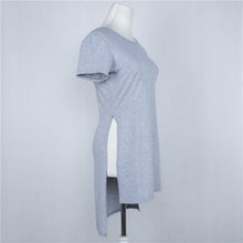 2017 European New Fashion Club Sexy Dress O-neck Short Sleeves Plus Size Grey Women Dresses 72465
