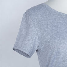 2017 European New Fashion Club Sexy Dress O-neck Short Sleeves Plus Size Grey Women Dresses 72465