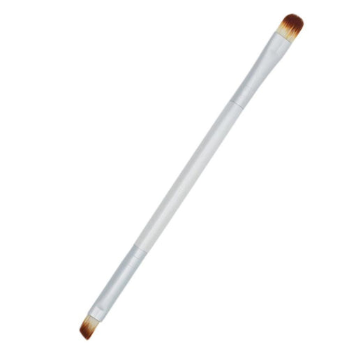 2017 Eye Makeup brushes Beauty Double-ended Eyeshadow Eyebrow Eyeliner brush Cosmetics Pincel maquiagem Silver