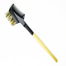 2017 Eyebrow Eyelash Dual-Comb Extension Eye lashes Natural Brush Metal Comb Cosmetics Makeup brushes Gold
