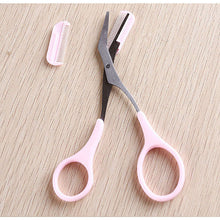 2017 Eyebrow Scissor Eyelash Hair Scissors Cutter Remover Eyebrow Comb Makeup tools Beauty Trimmer Cosmetics Maquiagem