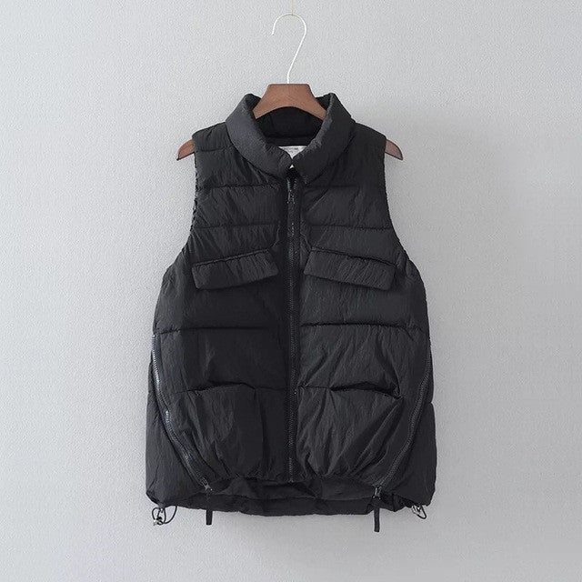 2017 Fashion Autumn Female Thick Outwear Full Sleeve Stand Letter Print Cotton-padded Jacket Plus Size Jacket 71948