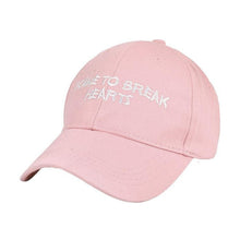 2017 Fashion Caps Female Letter Embroidery Snapback Boy Hip hop Hat Adjustable Baseball Cap gorras mujer Black White Pink #03