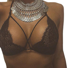 2017 Fashion Lace Sheer Cropped Female Hollow Translucent Underwear Sheer Lace Strap Lingerie Bustier Tank Top Camis Women #03