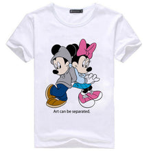 2017 Fashion New Short Sleeve T-shirts Plus Size Female t shirts Carton Letter Print Top O-neck Women tshirts 72353