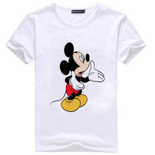 2017 Fashion New Short Sleeve T-shirts Plus Size Female t shirts Carton Letter Print Top O-neck Women tshirts 72353