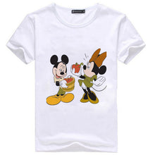 2017 Fashion New Short Sleeve T-shirts Plus Size Female t shirts Carton Letter Print Top O-neck Women tshirts 72353