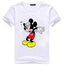 2017 Fashion New Short Sleeve T-shirts Plus Size Female t shirts Carton Letter Print Top O-neck Women tshirts 72353