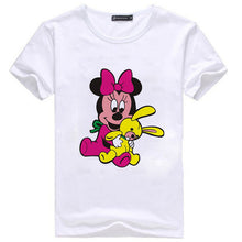 2017 Fashion New Short Sleeve T-shirts Plus Size Female t shirts Carton Letter Print Top O-neck Women tshirts 72353