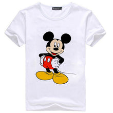 2017 Fashion New Short Sleeve T-shirts Plus Size Female t shirts Carton Letter Print Top O-neck Women tshirts 72353